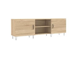 Mueble de TV de madera de roble Sonoma MAISON EXCLUSIVE (150x30x50 cm)