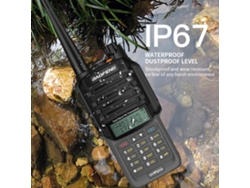 Walkie Talkie Portátil De Doble Banda Baofeng Uv-9r Plus, Resistente Al Agua Ip67