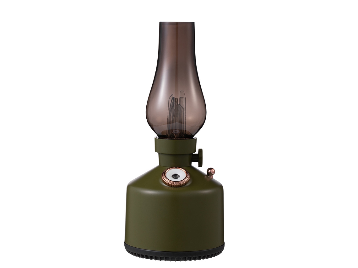 Humidificador inalámbrico con difusor de aroma, dispensador de aceites esenciales recargable y luz de 7 colores. Mdug (rojo)