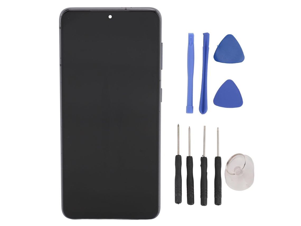 Kit De Reemplazo De Pantalla S21 De 17" (0x9x1"), Conjunto Completo De Pantalla Para Teléfono, Marco Y Herramientas De Reparación.