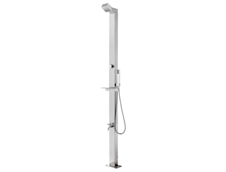 MAISON EXCLUSIVE Ducha de jardín acero inoxidable 220 cm