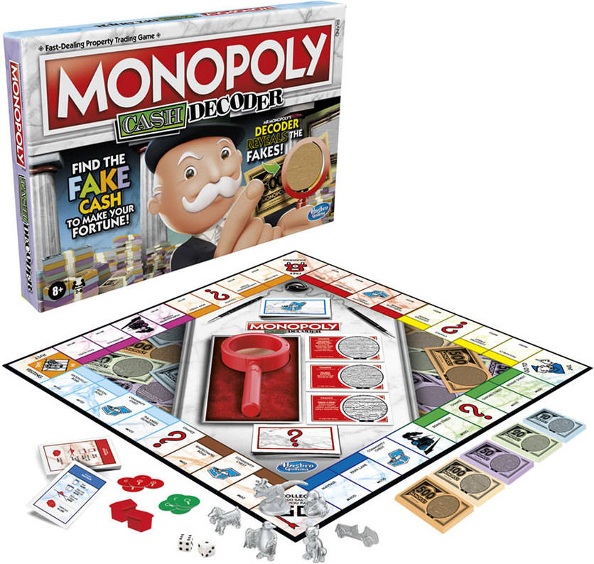 Juego Educativo HASBRO Monopoly Crooked Cash (Edad Mínima: 8 Años - 4,1 x 40 x 26,7 cm)