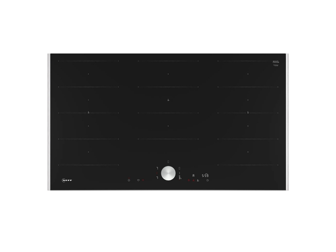 Placa de inducción 90cm 5 fuegos 1100w negra. T69TTX4L0 - NEFF