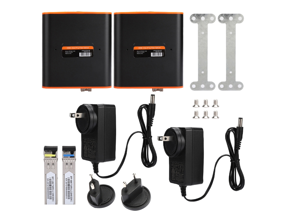 Extensor HDMI Transmisor inalámbrico vía fibra óptica
