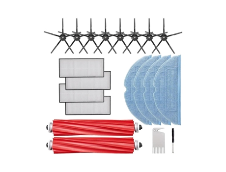 Acessórios de Aspirador Kit S7 para S7 S7+ S7 Maxv S7 Maxv Plus que incluye paño de filtro de mopa de cepillo lateral principal