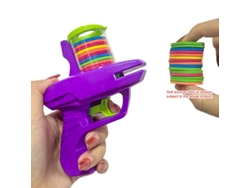 Juguete de frisbee de espuma MDUG para niños, lanzador de frisbee volador morado