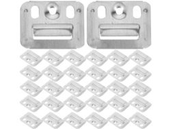300 Piezas De Soportes De Pared De Acero Inoxidable Para Clips De Paneles Integrados