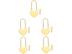 Juego De 5 Candados Pequeños Para Taquilla Con Maleta Pequeña Para El Día De San Valentín