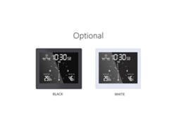 Reloj Digital Humedad Y Temperatura Impermeable Baño Lcd Alarma Pared Hogar