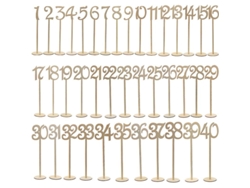 40 Números De Mesa.