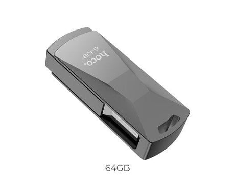 Pendrive Hoco Alta Velocidad 64Gb Gris