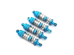 Red 1mjx 16207 16208 16209 16210 1/16 Rc Car Metal Upgrade Parts Front And Rear Shock Absorber