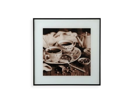 Cuadro Versa Tazas Cristal Poliestireno (2 x 30 x 30 cm)