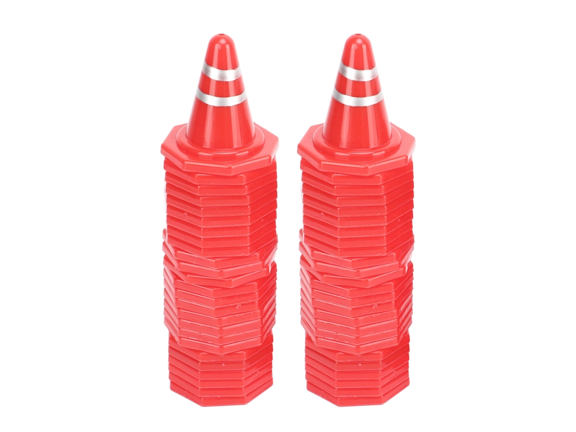 50 Piezas De Conos De Tráfico En Miniatura Para Juguetes De Entrenamiento De Fútbol Infantil Con Coche Teledirigido