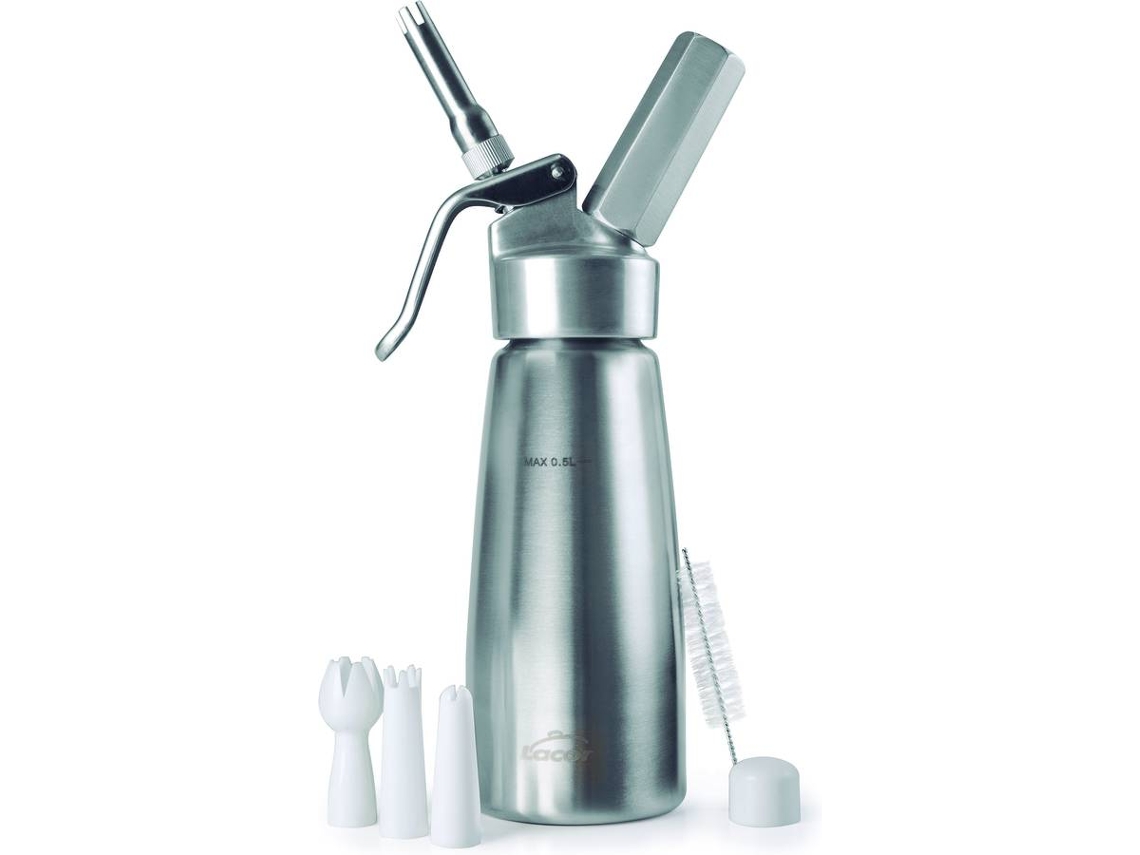 Botella LACOR Aluminio (0,5L - Acero Inox)