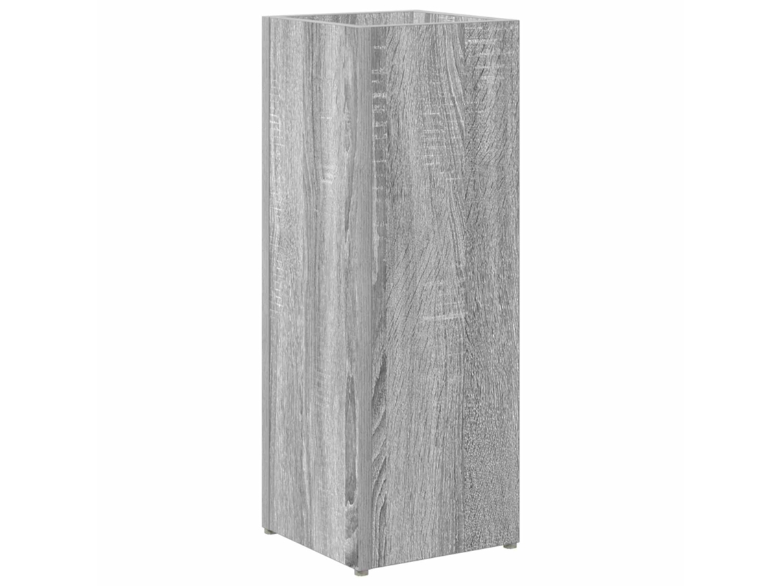 Paragüero de almacenamiento Vidaxl gris derivado de madera (20 x 20 x 55,5 cm)