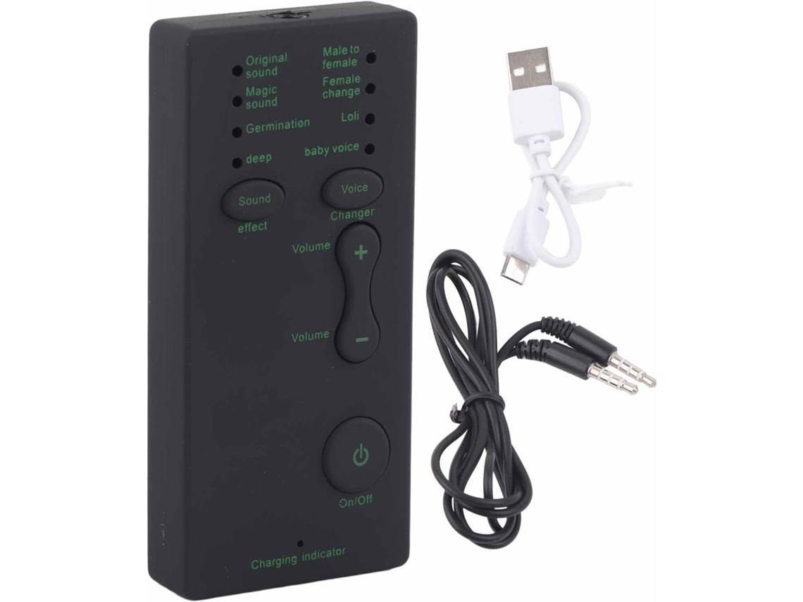 Tarjeta De Sonido Portátil Con Cambiador De Voz Y Mini Dispositivo Para Transmisión De Audio En Teléfono O Computadora