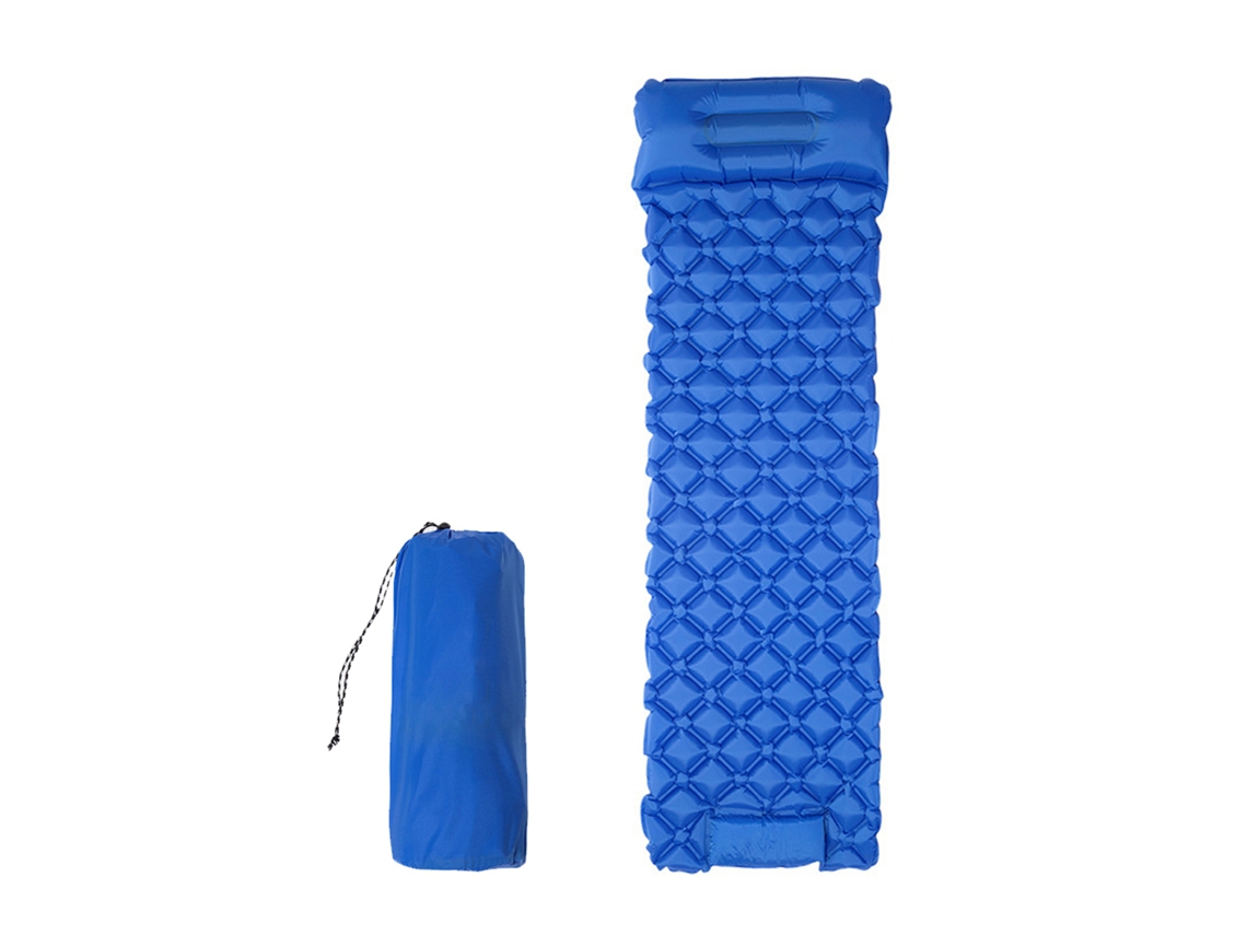Colchón Hinchable Con Bomba Integrada, Ideal Para Acampar, Picnics Al Aire Libre Y Viajes. Ligero Y Cómodo, Con Almohada Antihumedad.