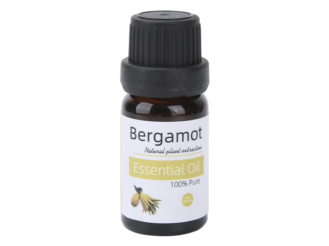 Aceite esencial de bergamota 10 ml. Aceite de aromaterapia para masaje corporal. Fragancia natural para el cuidado de la piel.