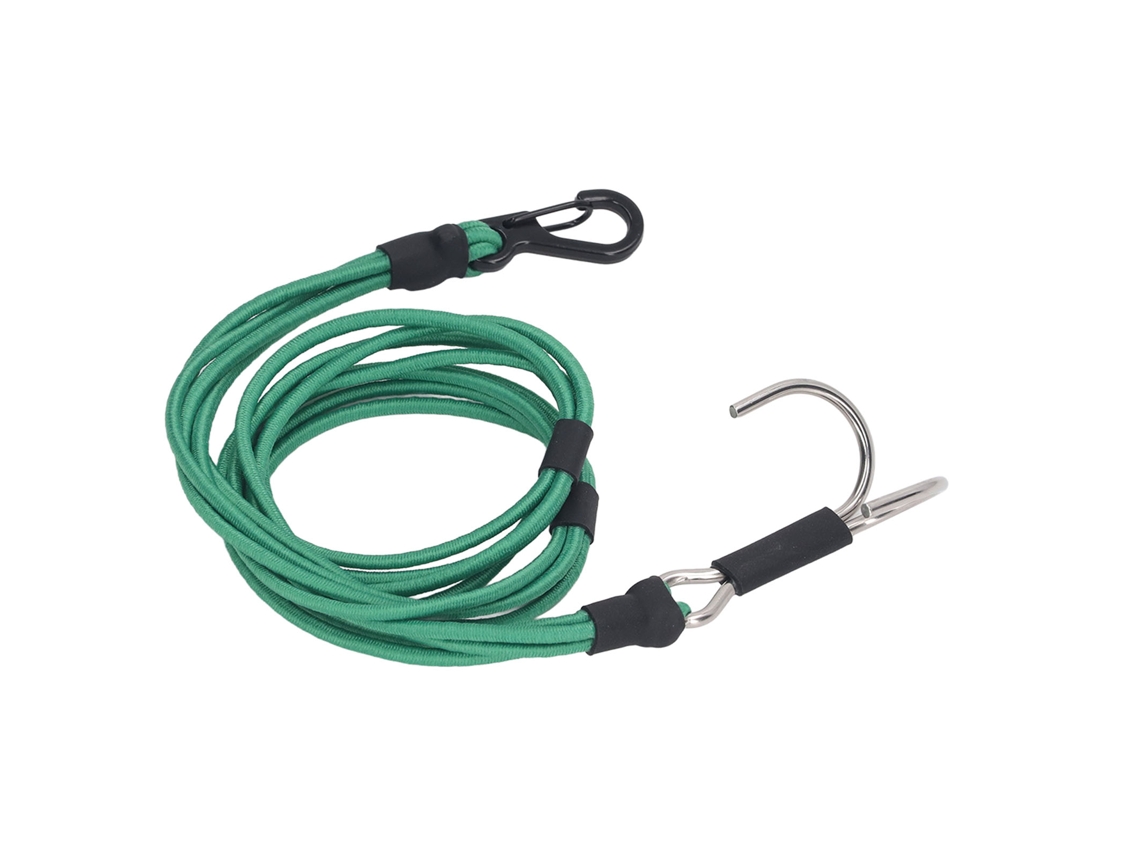 Cuerda De Escape Verde Para Coches Rc A Escala 1/10 Y 1/8 Con Gancho De Acero Inoxidable Y Hebilla De Aleación.