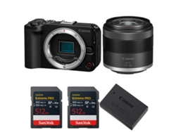 Canon Eos R50 V + Rf-s 14-30mm F/4.5-6.3 Is Stm Pz + 2 Sandisk 512gb Extreme Pro Uhs-ii Sdxc + Canon Lp-e17 + Ebook Pricedirect