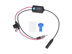 Amplificador de señal de radio para coche de 12 V que aumenta la señal FM/AM con clip