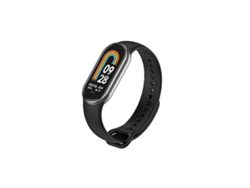 Bracelete Siliconee para Xiaomi Smart Band 8 Preto 