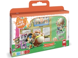 Set de sellos infantiles MULTIPRINT Cats (3 anos)