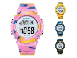 Reloj infantil GOKOCO luminoso y colorido, resistente al agua.