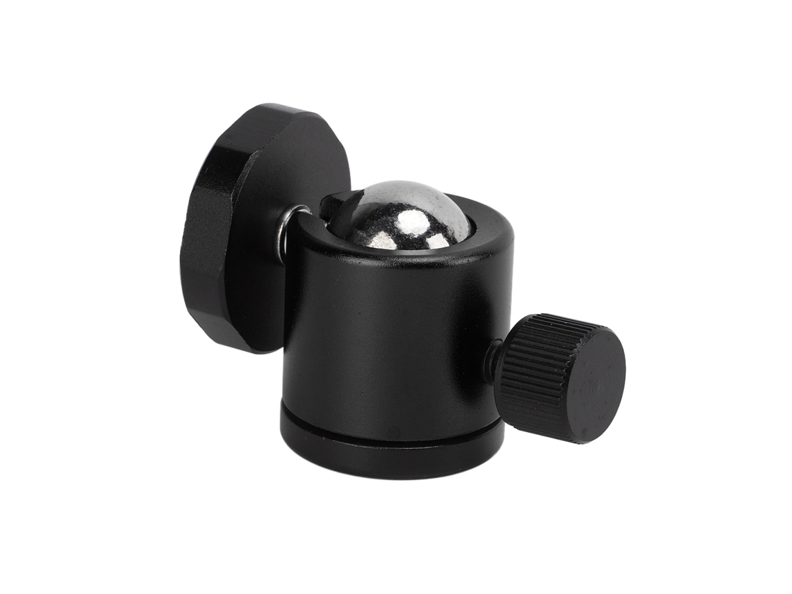 Cabeza De Bola Para Trípode De Aleación De Aluminio 360° Rotatoria Universal Con Tornillo 1/4" Para Cámara Slr Negra