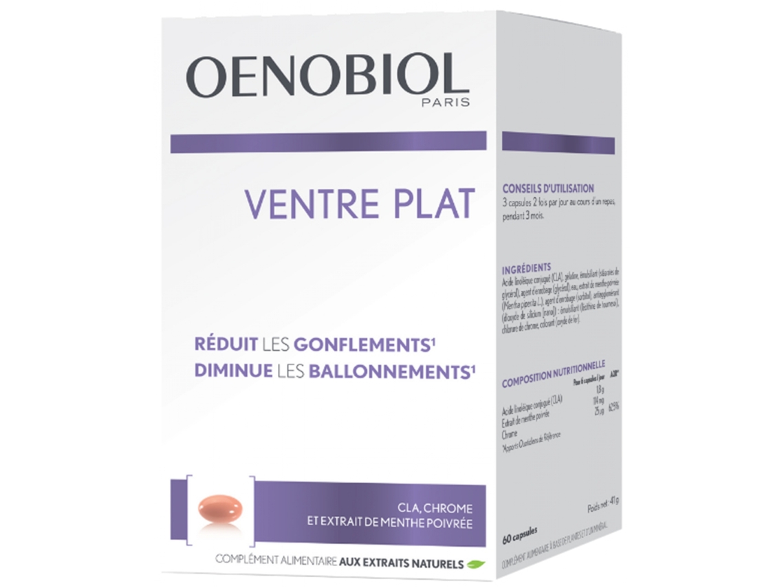 Mujer 45 Vientre Plano 60 Cápsulas OENOBIOL