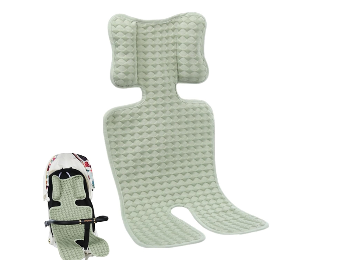 Cojín para asiento de cochecito de bebé, almohadilla refrescante universal de verano/verde Gertiz