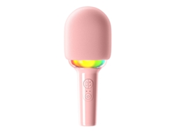 Micrófono inalámbrico Bluetooth Zruxe L8 para niños, karaoke, canto, micrófono y altavoz, color rosa