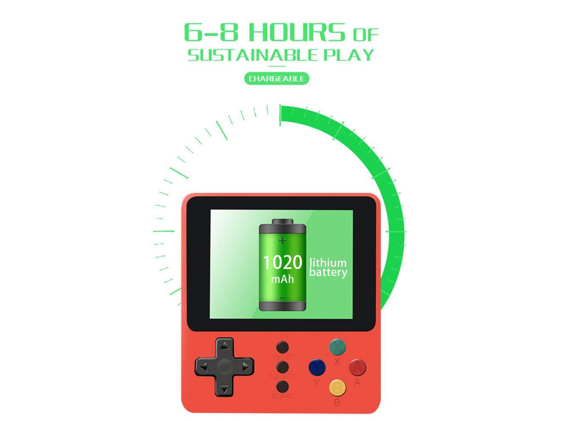 Consola De Juegos Portátil (juegos Clásicos De Nostalgia Retro)