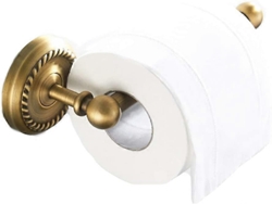 Porta Papel Higiénico De Pared Con Soporte Para Móvil De Latón Antiguo Estilo Retro