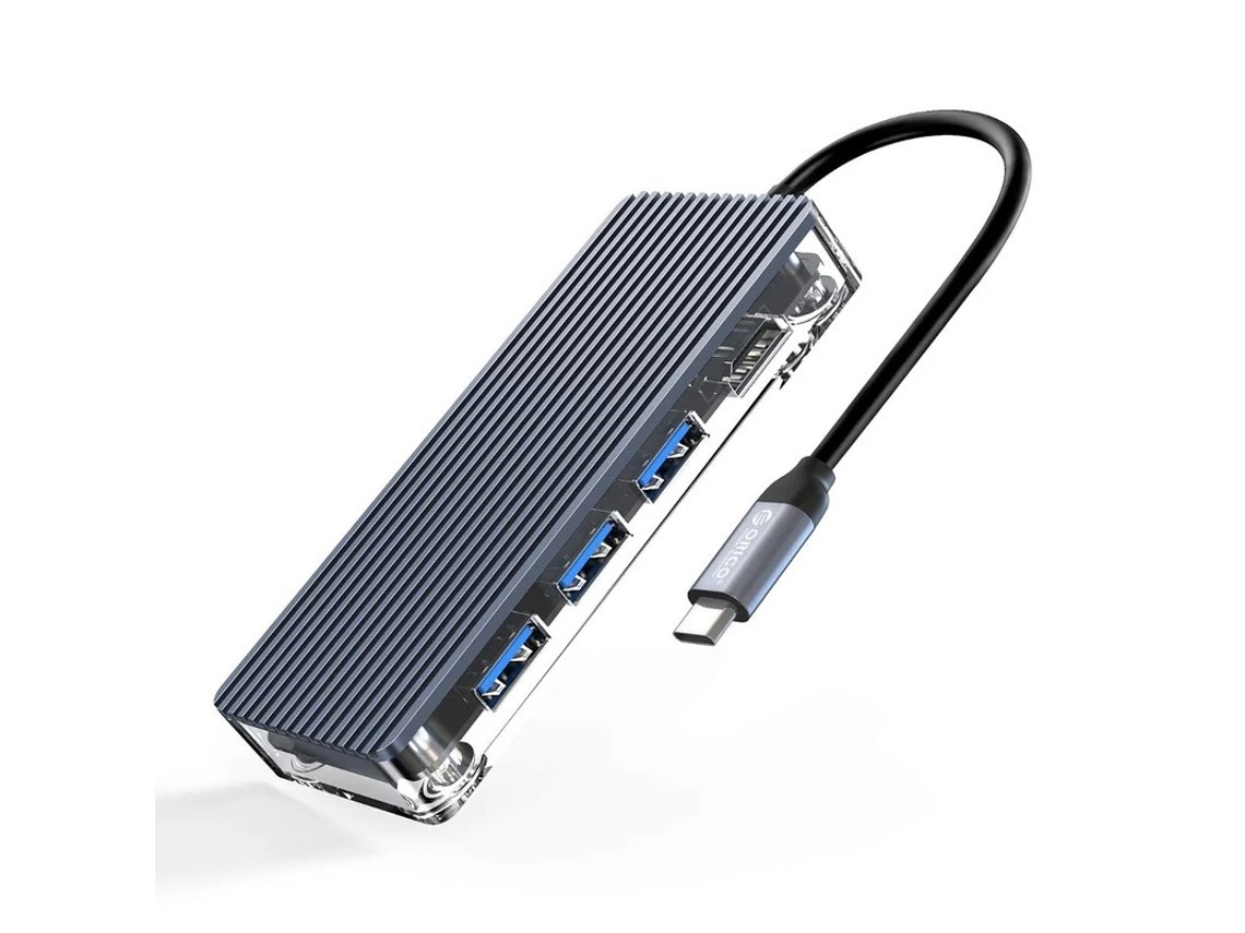 Concentrador USB C, adaptador USB C 6 en 1 con HDMI 4K, ranura para tarjeta SD/TF, 3 puertos de datos USB 3.0 para MacBook Air/Pro, XPS, Pixelbook y más. Bestvite