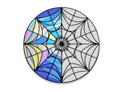 Baok - Adhesivo decorativo para ventanas con un diseño exquisito y único de temática dramática para portátiles, coches, hogares y dormitorios.