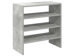 Maison Exclusive - Zapateros 2 Uds Apilables Gris Hormigón 60x30x30,5 Cm