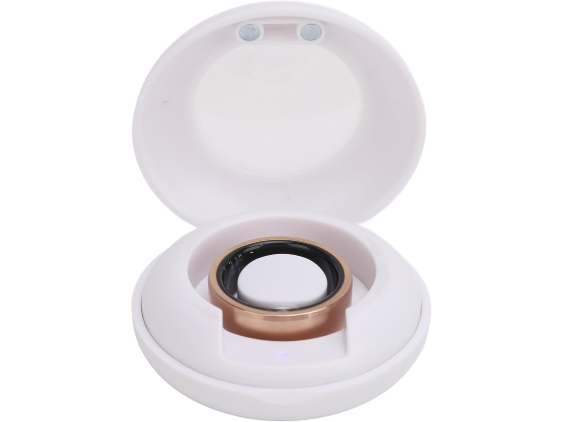 Anillo inteligente portátil, monitor de actividad física IP68, contador de pasos, acero inoxidable cerámico con aplicación Jortmrd