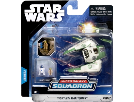 Figura Yoda Starfighter Star Wars Micro Galaxy Squadron 8 Cm JAZWARES
