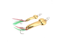 2pcs Set De Cebo De Pesca Metal Vibrante Anclaje Incluido Cebo Duro De Pesca (5goro+20goro)