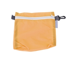 Mini bolsa de almacenamiento plegable con hebilla para viajes y camping (naranja)