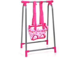 Set De Accesorios 5 En 1 Para Muñecas: Silla, Cesta, Andador, Cuna, Columpio Y Muebles De Guardería Para Muñecas De 45 Cm (18 Pulgadas).