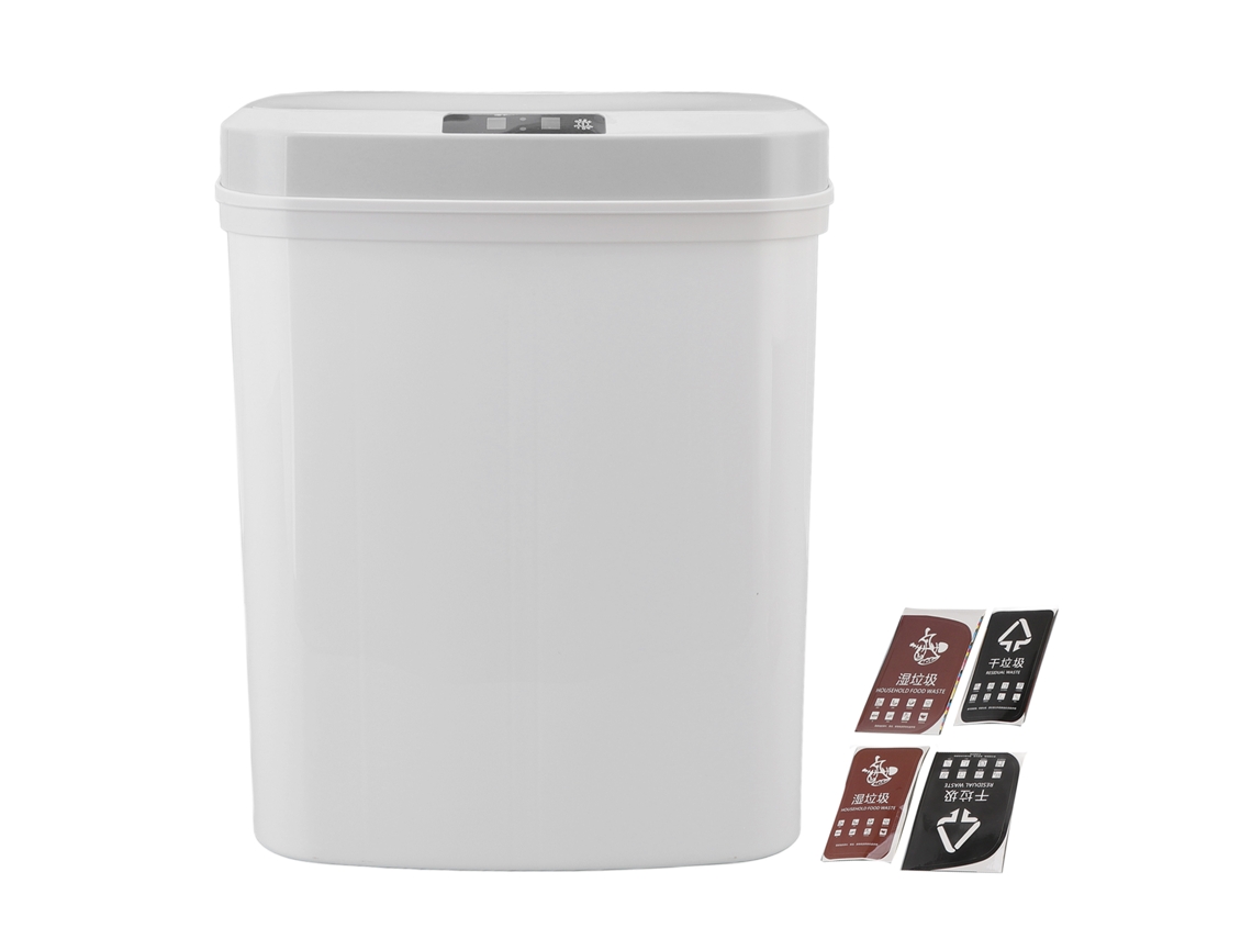 Cubo De Basura Inteligente De 16 Litros Con Sensor De Movimiento Y Cierre Automático Para Cocina, Baño Y Dormitorio.