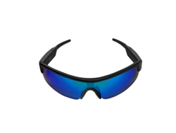 Gafas inteligentes Chrui X3, auriculares inalámbricos Bluetooth 5.0, lentes polarizadas TAC con micrófono (azul y negro)