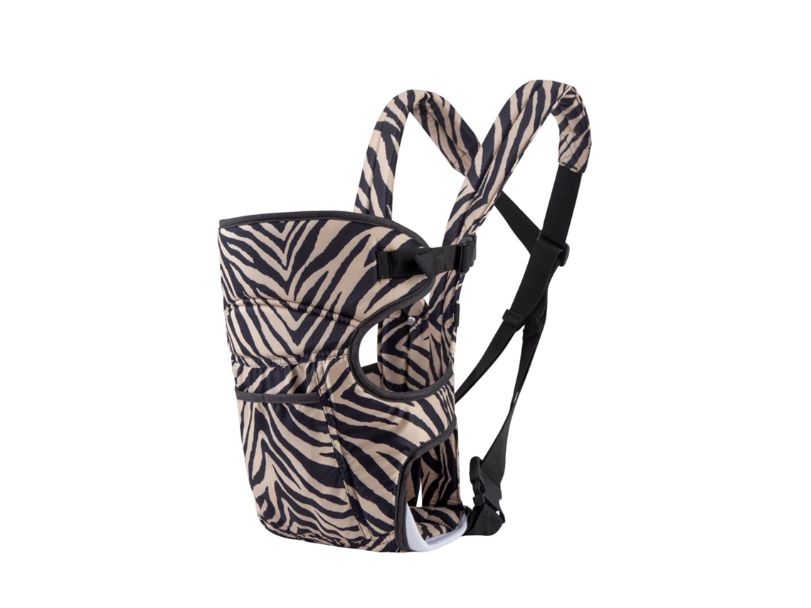 Portabebés Panoona apto para bebés de 4 a 24 meses (estampado de cebra)
