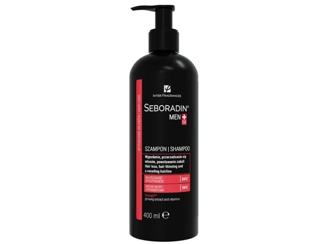 Seboradin Hombre Champú Para El Cuidado Capilar, 400 Ml