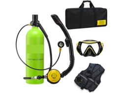 Minibotella De Buceo, Tubo De Respiración, Tanque De Oxígeno Para Buceo Subacuático