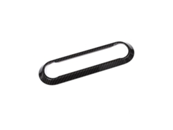 Accesorio de acabado para marco de ajuste de aire acondicionado central Giulia y Stelvio (2017 2019) Fibra de carbono (ac)
