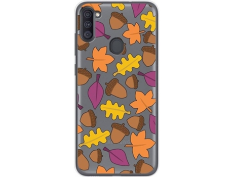 Carcasa Samsung Galaxy M11 TUMUNDOSMARTPHONE Dibujos Transparente Multicolor